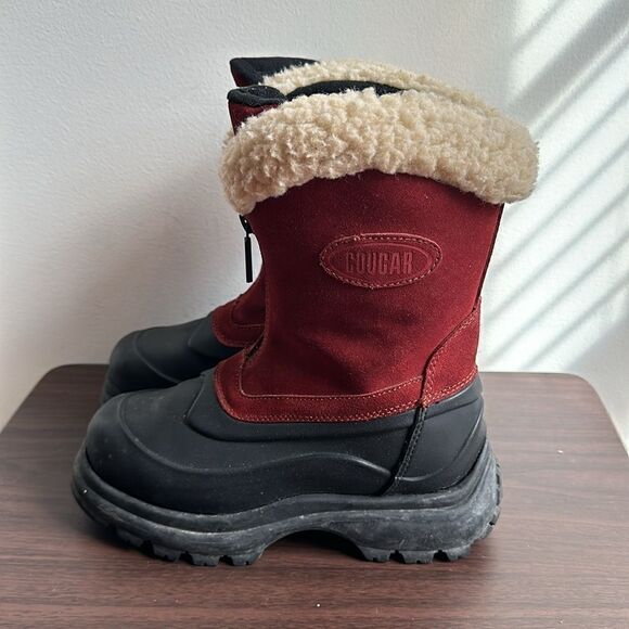 Cougar Aquahiker Suede Rubber Snow Winter Boots Sz 6 - Picture 2 of 7